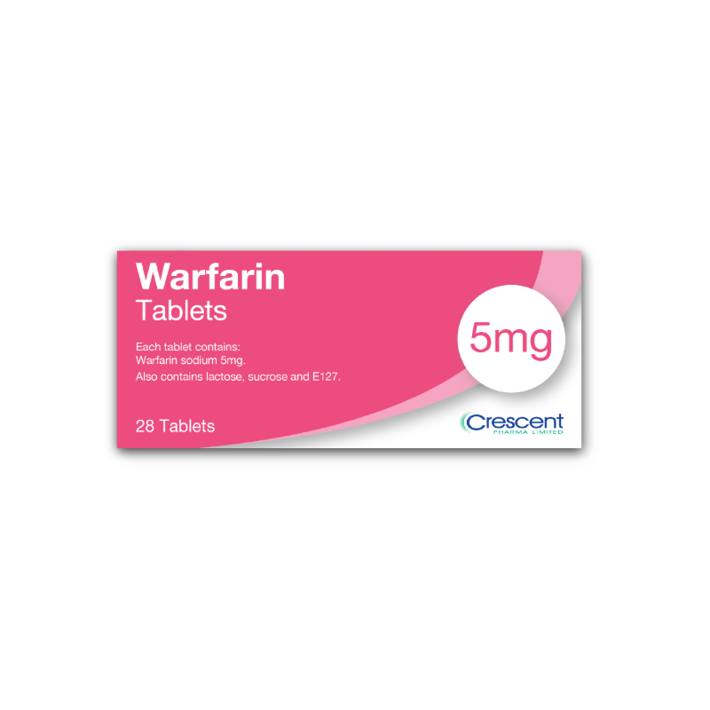 Warfarin Tablets 5mg (28) *POM*