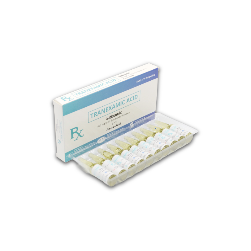Tranexamic Acid Injection 500mg/5ml - 5ml (10) *POM*
