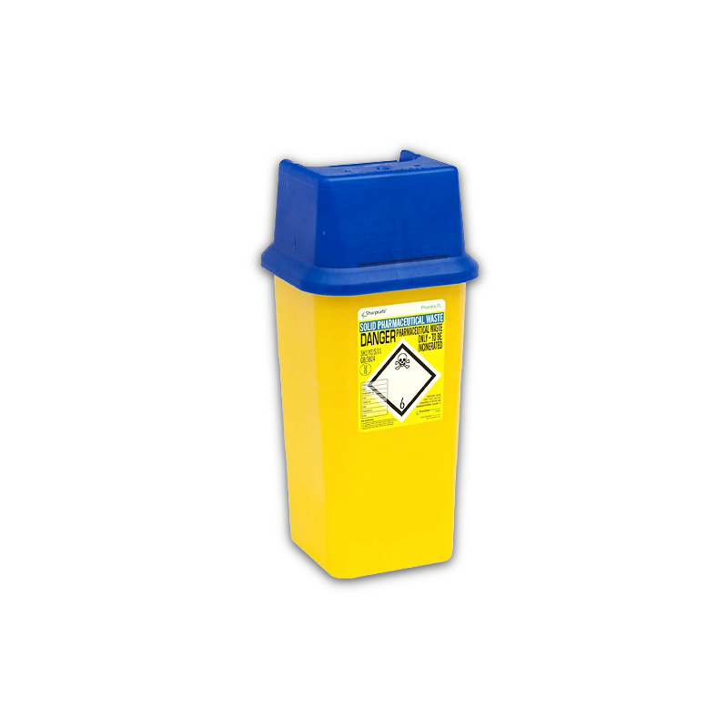 Sharps Bin - 7 Litre - Blue Lid