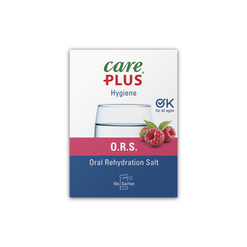Care Plus ORS - Oral Rehydration Salt Kids- Raspberry (10)
