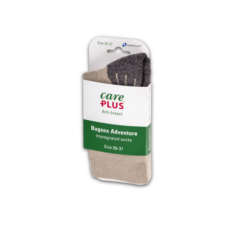 Care Plus Impregnated Adventure Bugsox – Khaki (s35-37) (Pair)