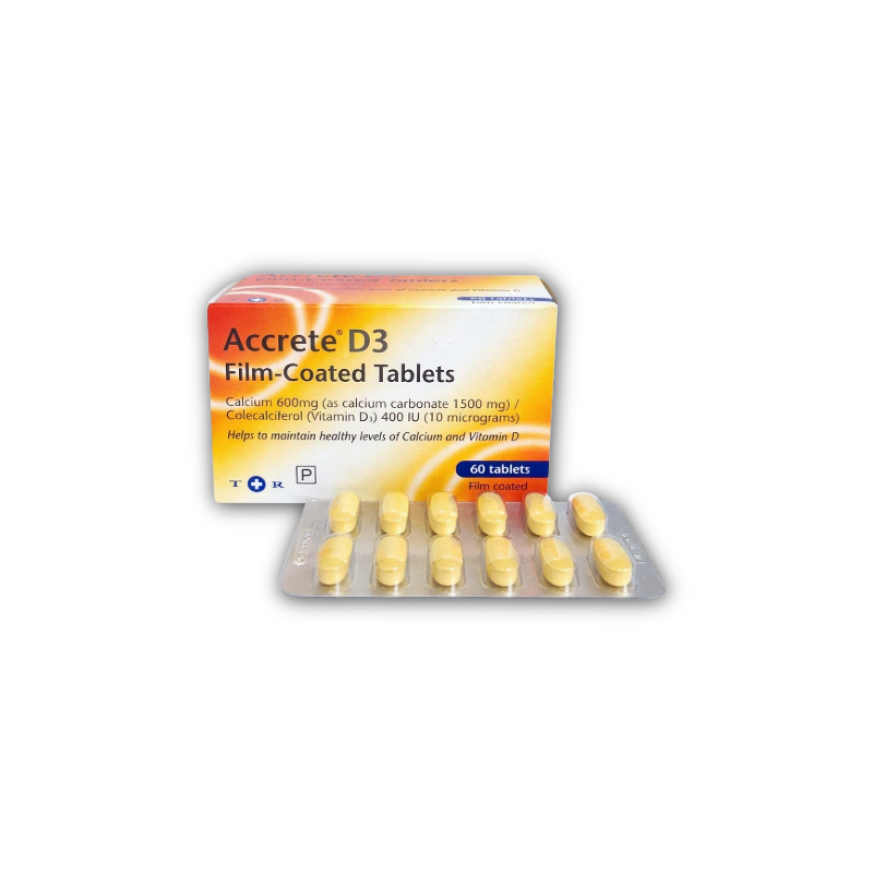 Accrete D3 Film Coated Tablets (60)