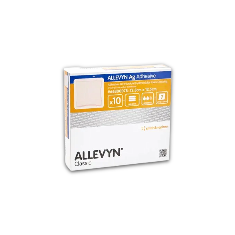 Allevyn AG Adhesive Dressing 12.5cm x 12.5cm (10)