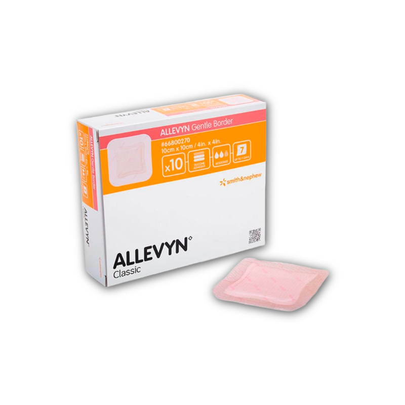 Allevyn Gentle Border Dressing - 10cm x 10cm (10)