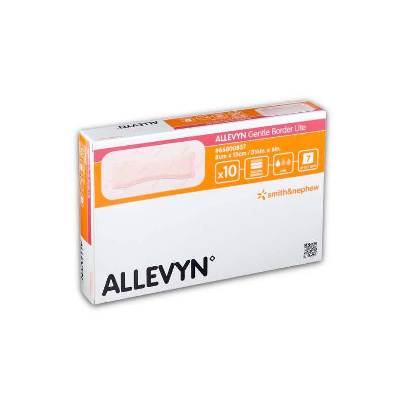 Allevyn Gentle Border Lite Dressing - 8cm x 15cm (10)