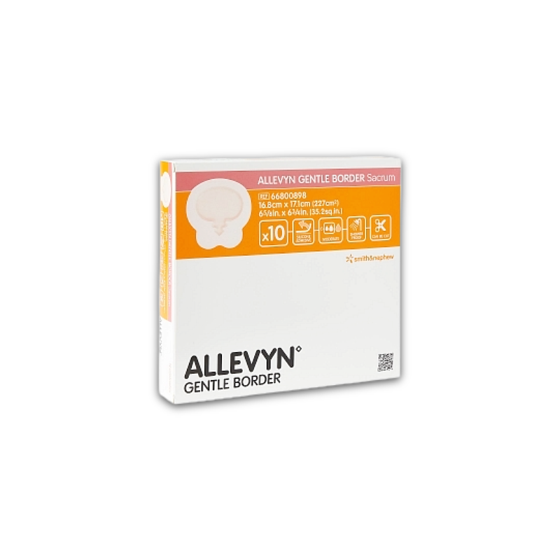 Allevyn Gentle Border Sacrum Dressing - 16.8cm x 17.1cm (10)