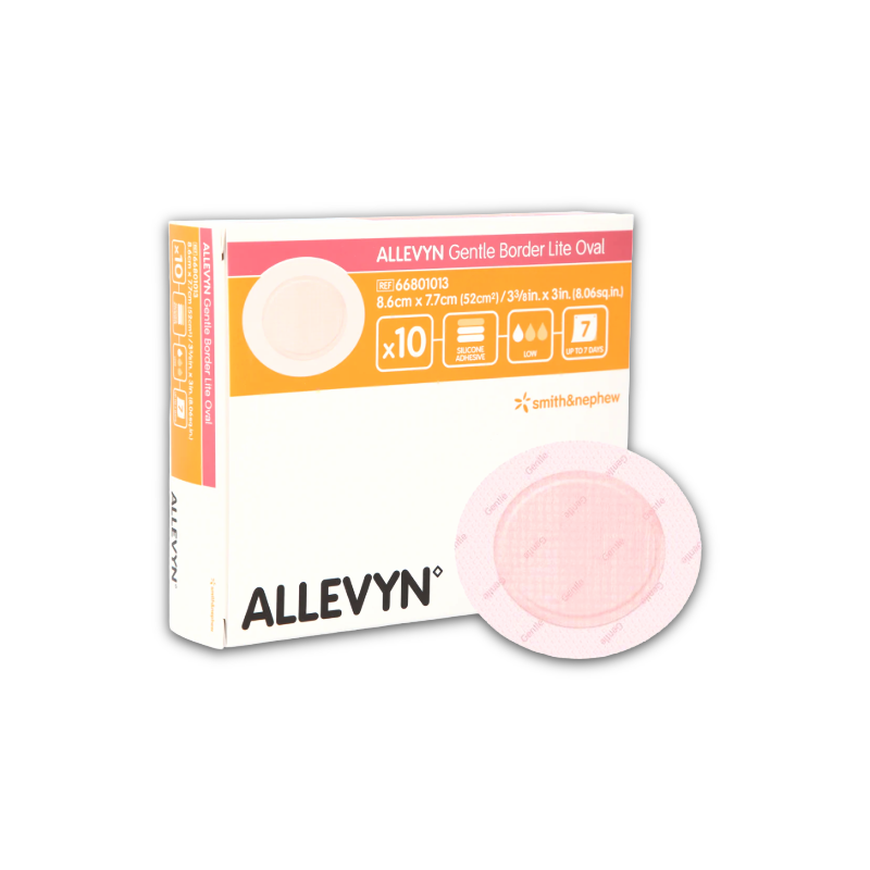 Allevyn GB Lite Oval Dressing - 8.6cm x 7.7cm (10)