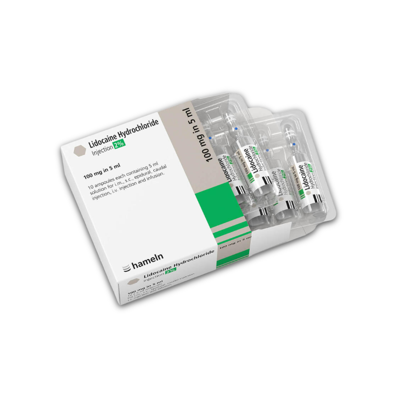 Lidocaine Amp 2% - 5ml (10) *POM*
