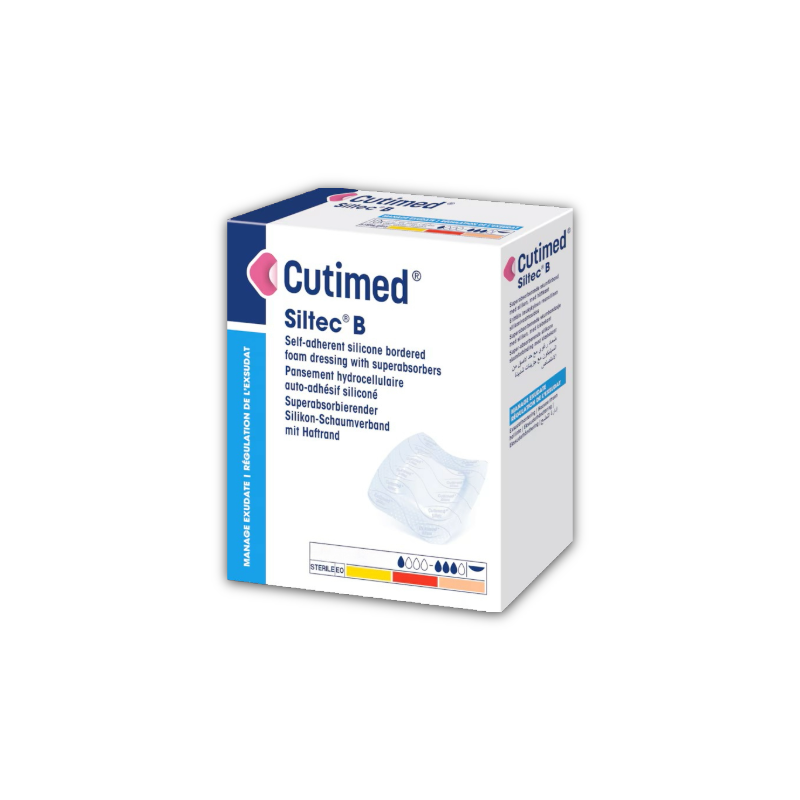 Cutimed Siltec B 22.5cm x 22.5cm - (5)