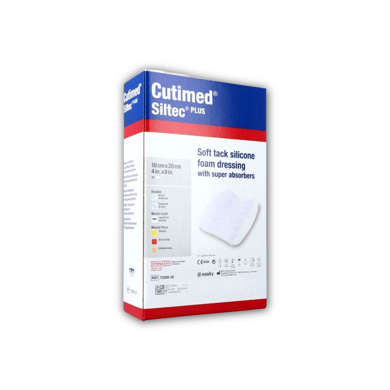 Cutimed Siltec Plus 10cm x 20cm (10)