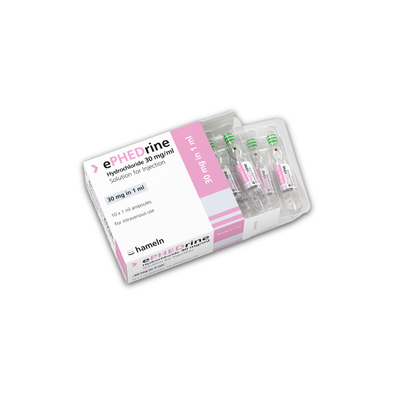 Ephedrine HYD 30mg - 1ml Inj (10) *POM*