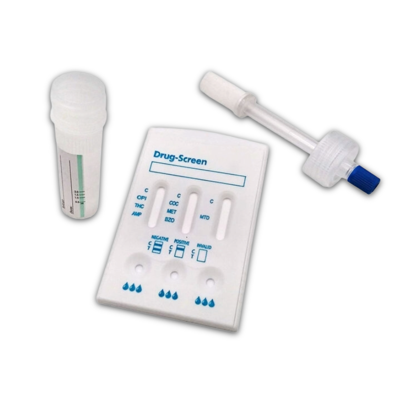 Oral Saliva Drug Test - COC/AMP/MET/MTD/THC/OPI/BZO (1)