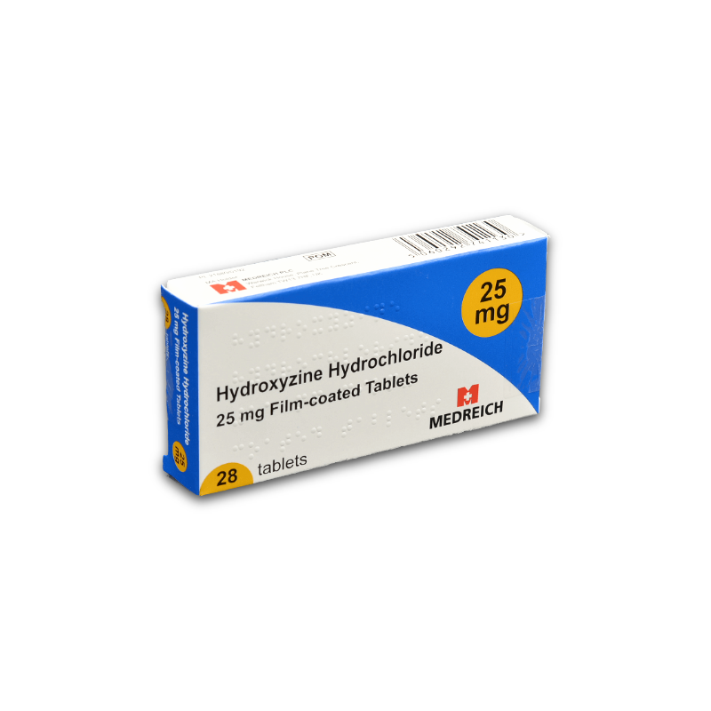 Hydroxyzine 25 mg Tablets (28) *POM*