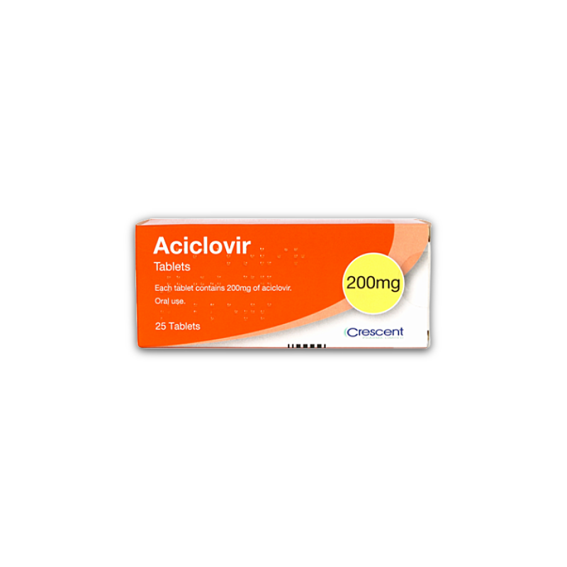 Aciclovir Tablets 200mg (25) *POM*