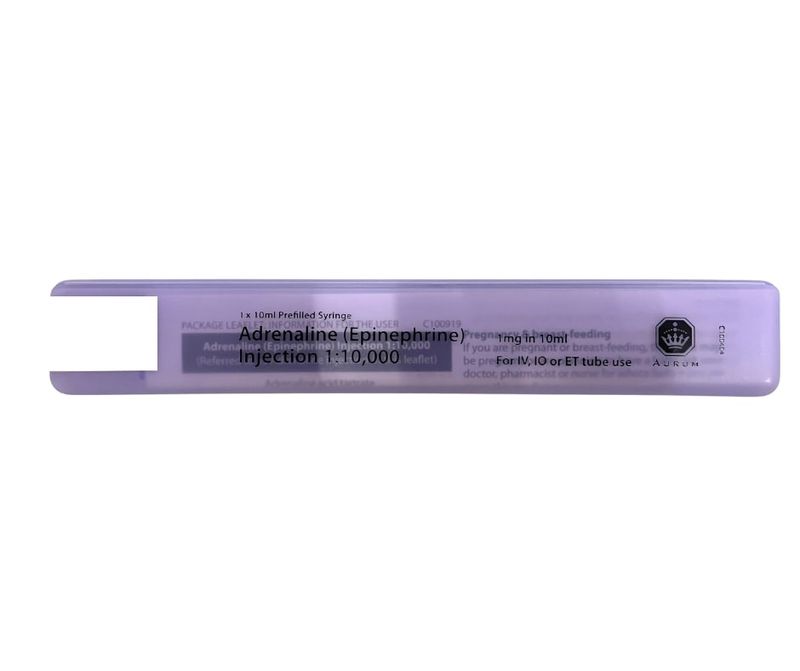 Adrenaline Prefilled Syringe - 1:10 000 - 1mg/10ml *POM*