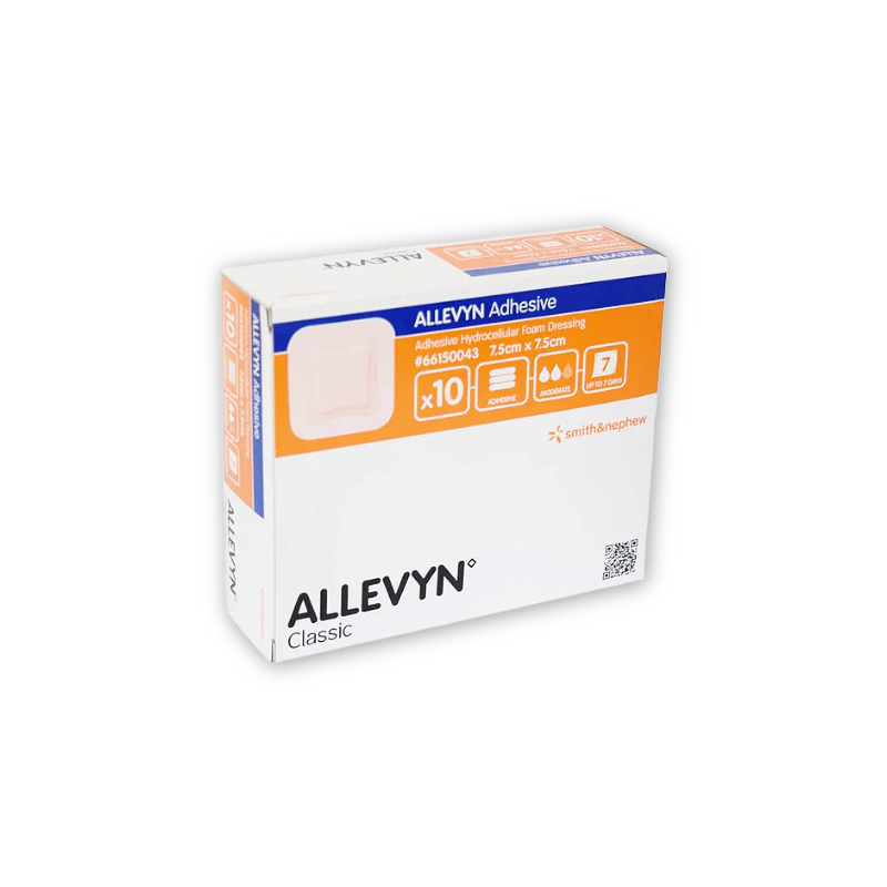 Allevyn Adhesive Dressing - 7.5cm x 7.5cm (10)
