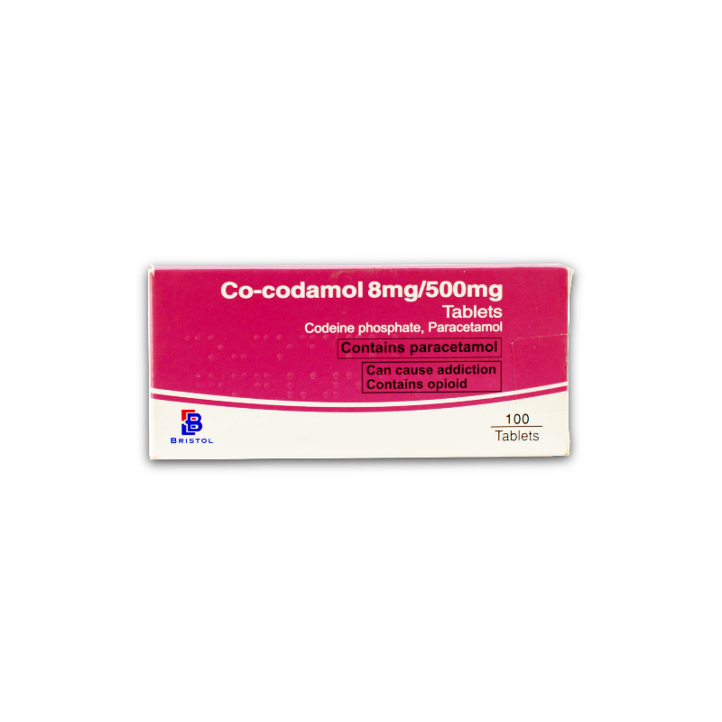 Co-Codamol Tablets 8/500mg (100) *POM**CD5*