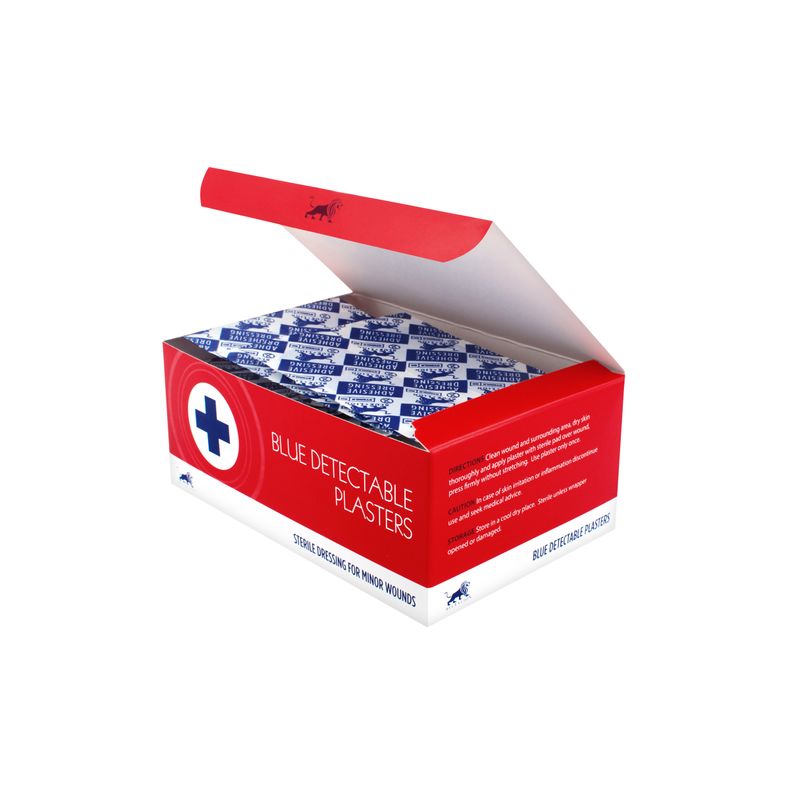 Blue Lion Blue Detectable Plasters – 7.2cm x 5.1cm (50)