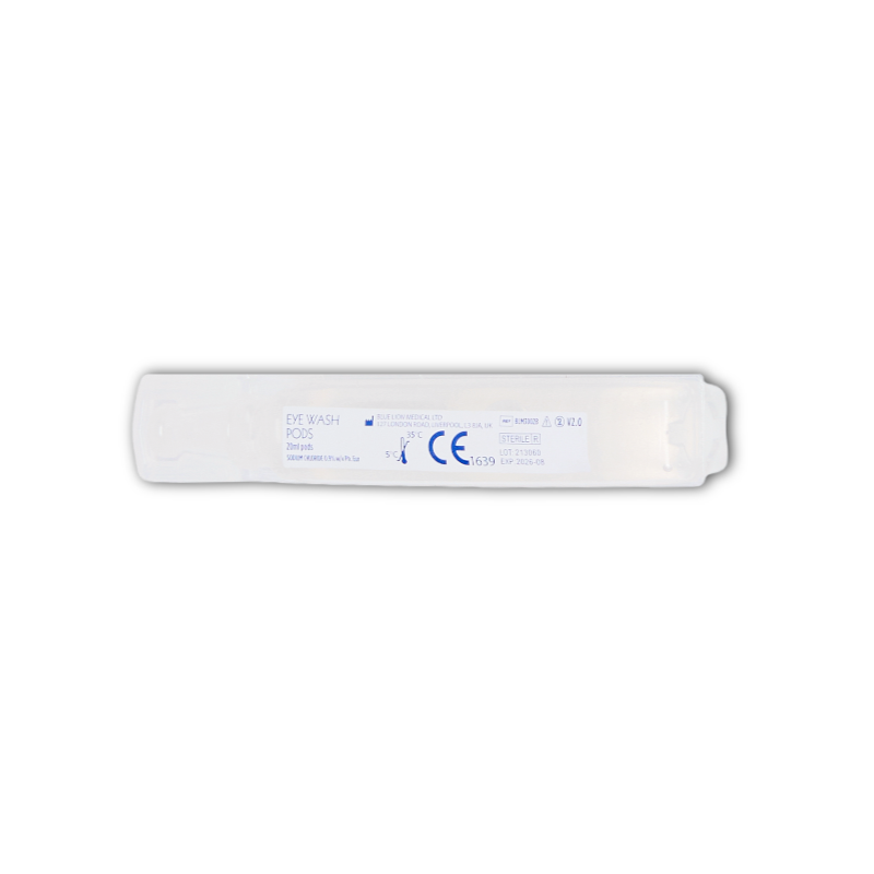 Blue Lion Sterile Eyewash Pods - 20ml - Single