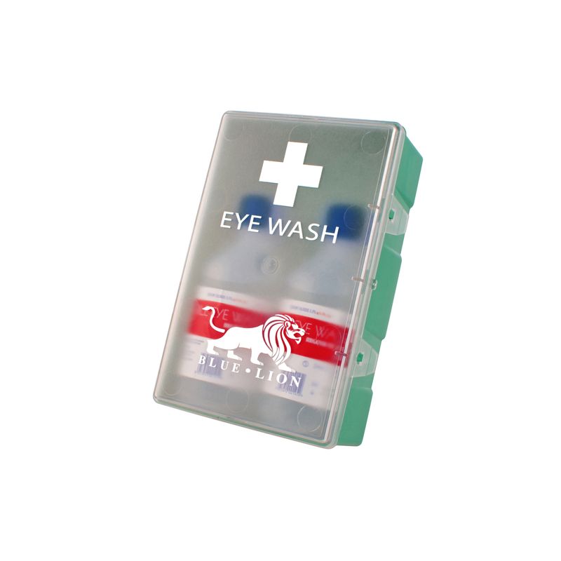 Blue Lion Double Eye Wash Station - Complete