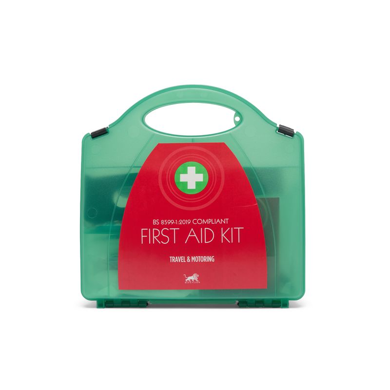 Blue Lion Travel & Motoring First Aid Kit in contemporary case