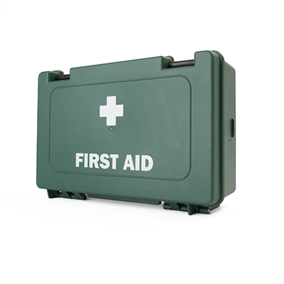 Blue Lion Catering First Aid Kit in Standard Green Case - Small