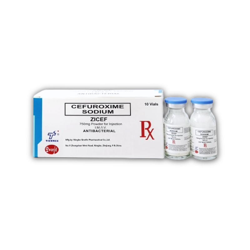 Cefuroxime Injection - 750mg - 10ml (10) *POM*