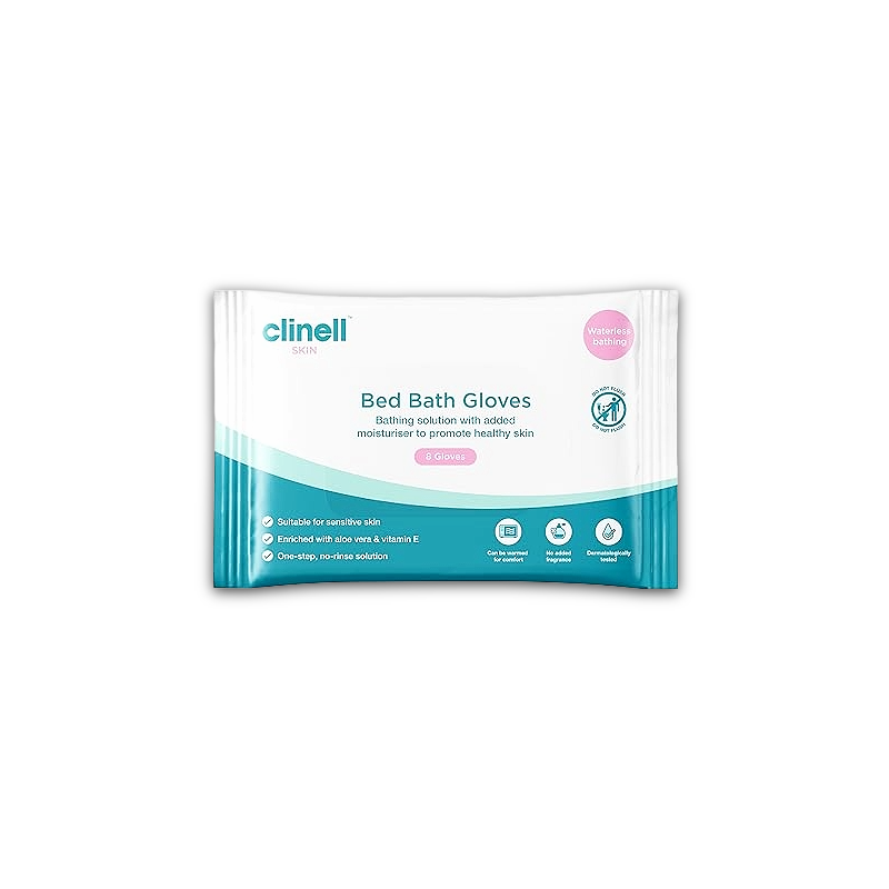 Clinell Bed Bathing Gloves (8)