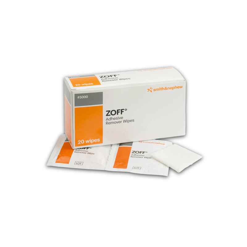 Zoff Adhesive Remover Wipes (20 x 10)