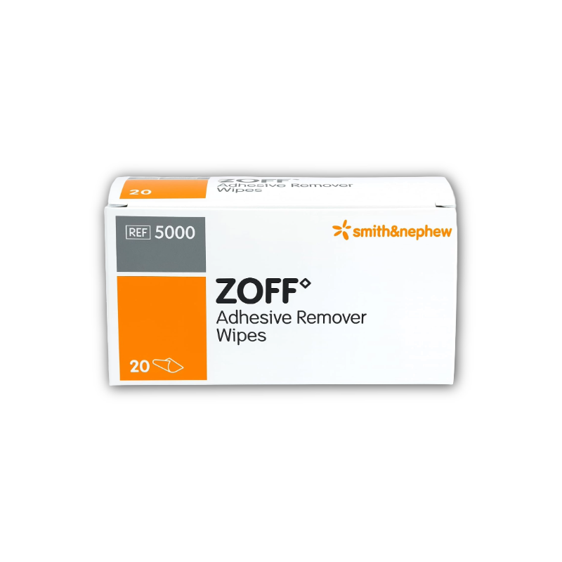 Zoff Adhesive Remover Wipes (20)