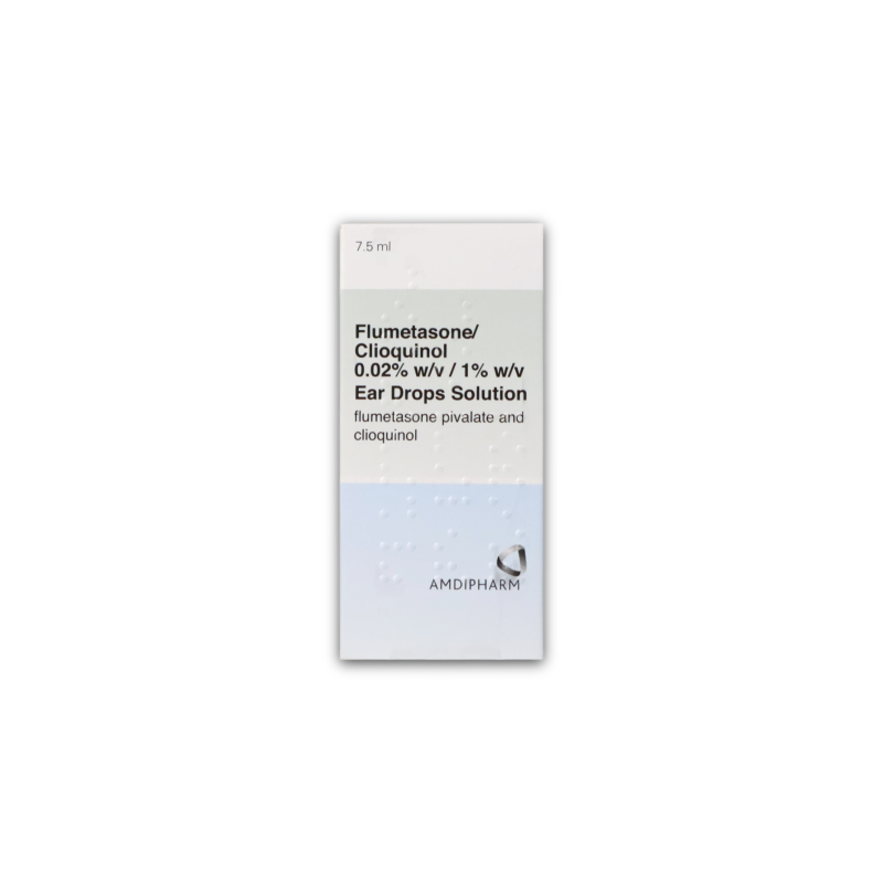 Flumetasone / Clioquinol Ear Drops 0.02% - (7.5ml) *POM*