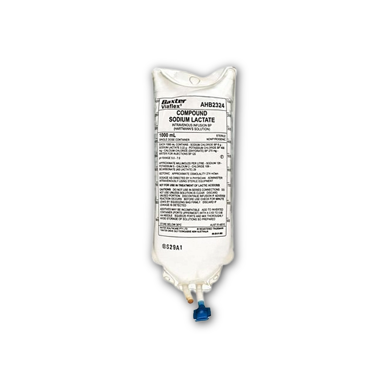 Hartmann Compound Sodium Lactate - 1 Litre Bag