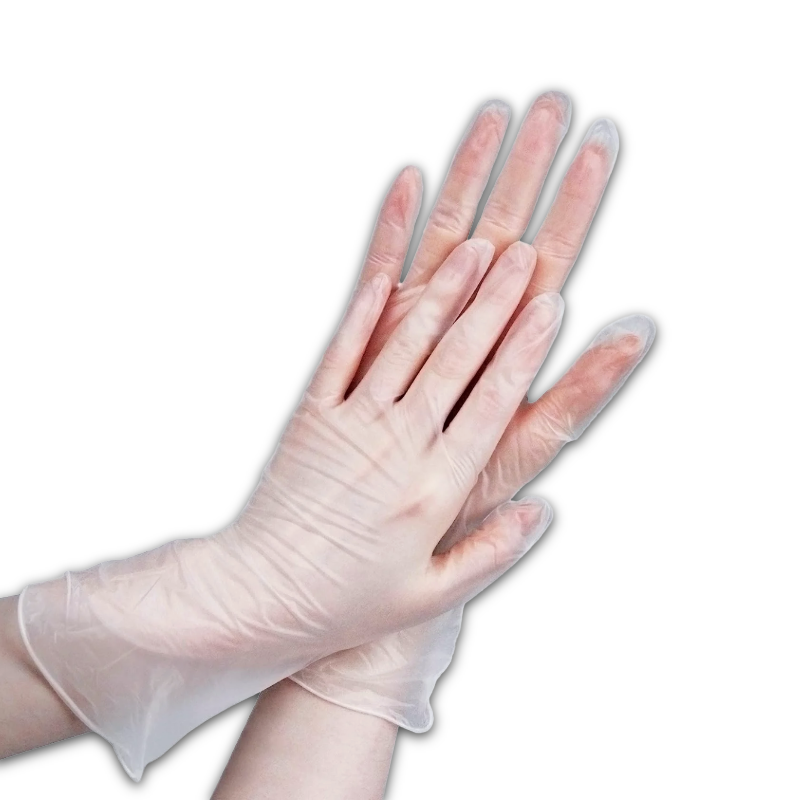 Powder Free Clear Vinyl Gloves - XL (100)