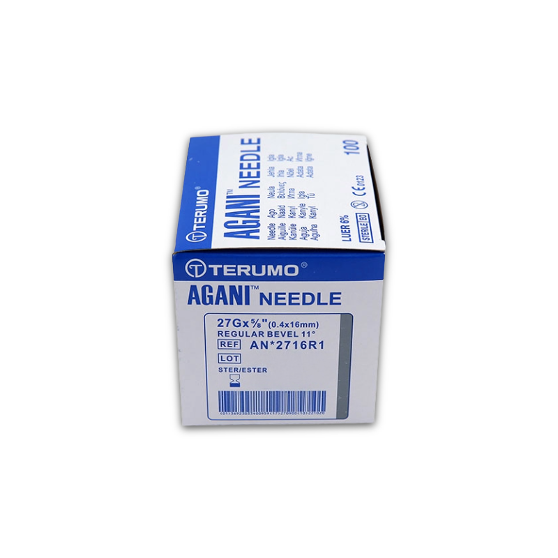 Terumo Needle AGANI - 27G x 5/8" - Grey RB (100)