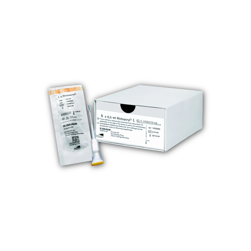 Histoacryl Tissue Adhesive 0.5ml Clear (5)