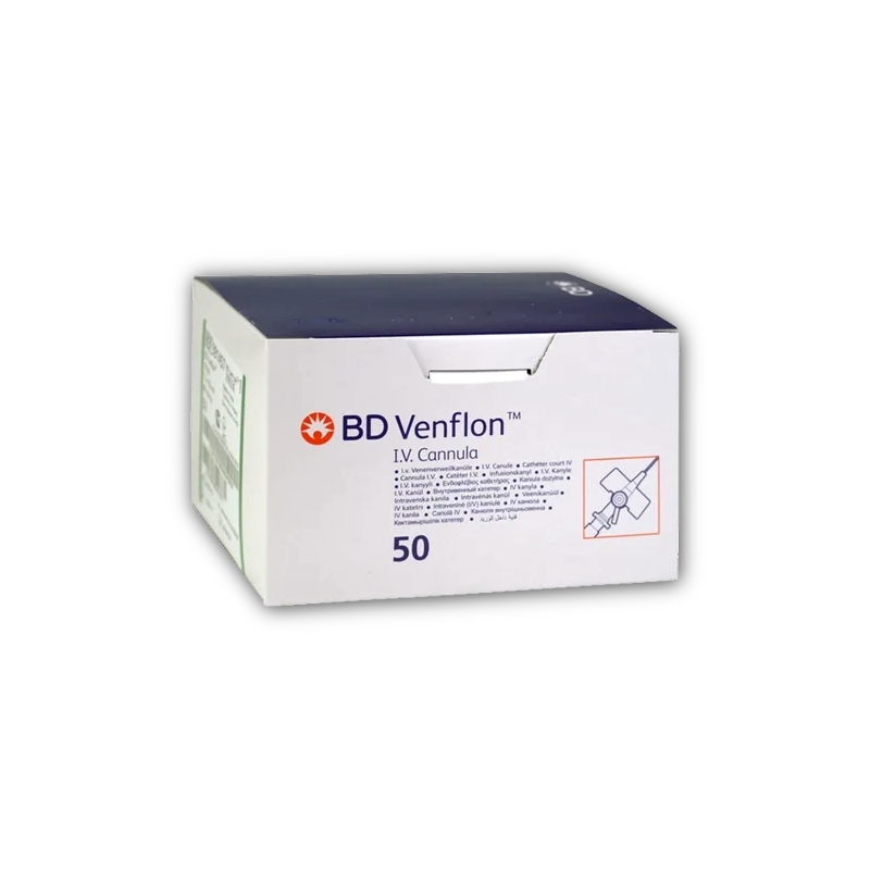 BD Venflon I.V. Cannula - 16G Grey (50)