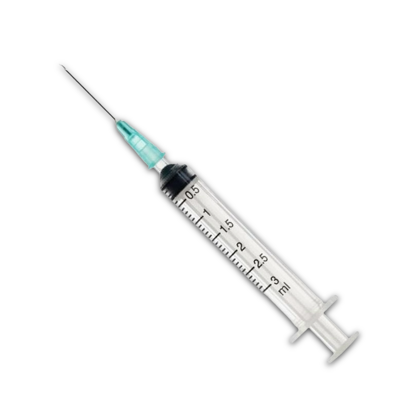Terumo Syringe with Needle Slip 3ml - 21G x 5/8" (100)