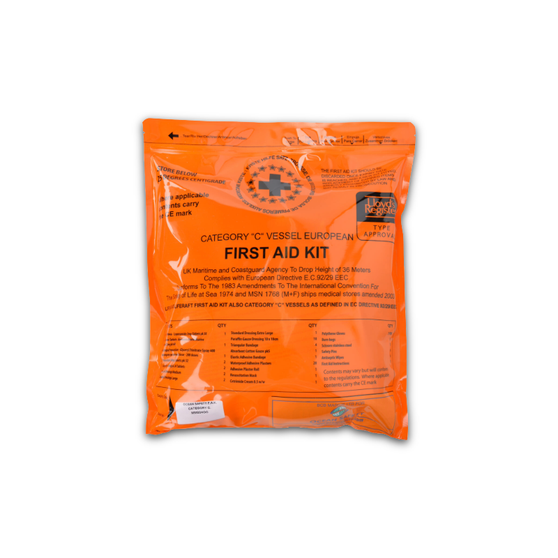 Category C First Aid Kit Soft Waterproof Pouch - 10 Persons