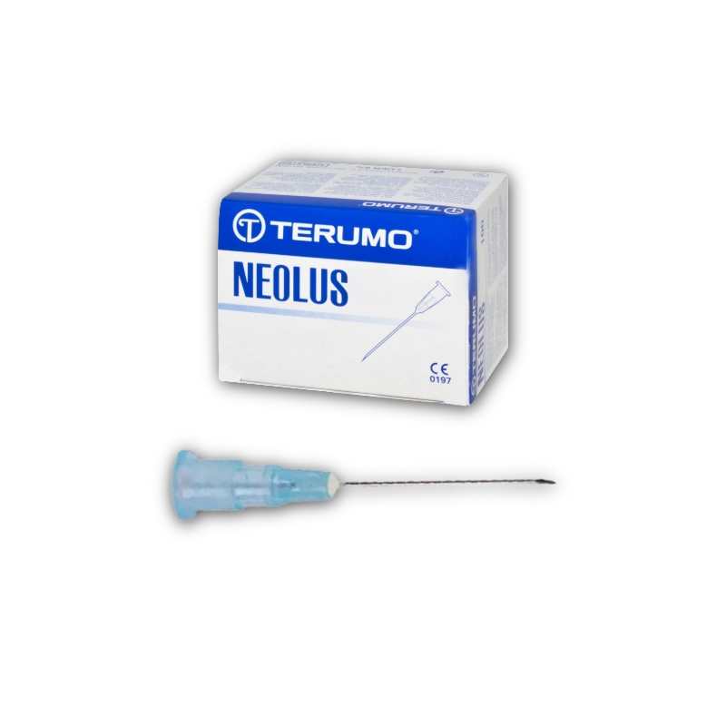 Terumo NEOLUS Needles - 23G x 5/8"- Blue (100)