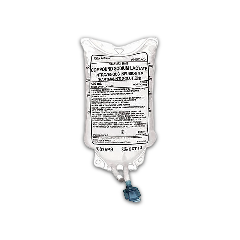 Hartmann Solution - Sodium Lactate Bag 500ml *POM*