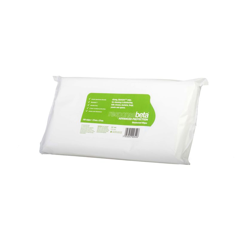 ResponseBeta Disinfectant Wipes Pouch (100)