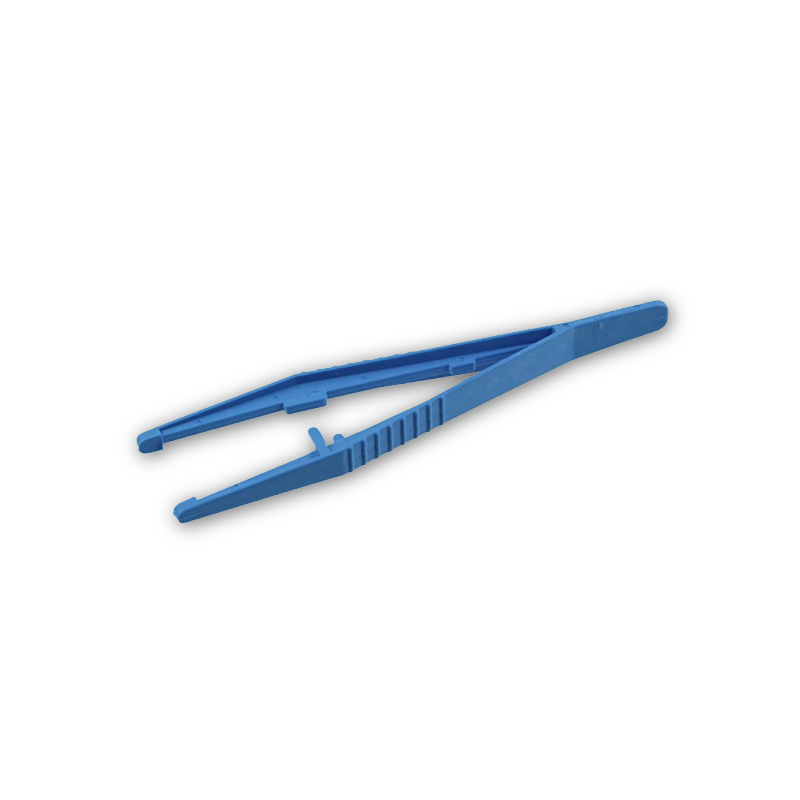 Disposable Forceps - Blue - Sterile (Single)