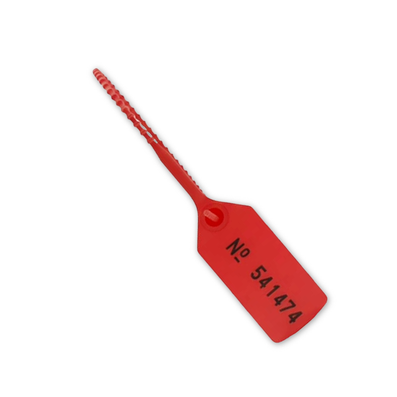 Red Numbered Zip Ties Security Tags (Singles)
