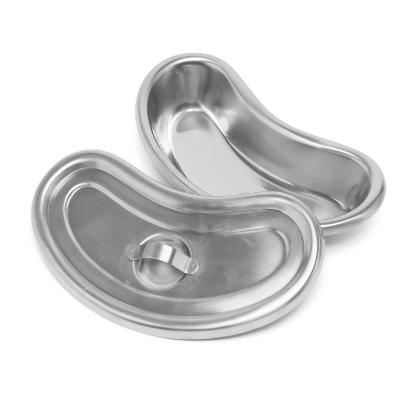 Stainless Steel Kidney Tray WITH Lid 7"