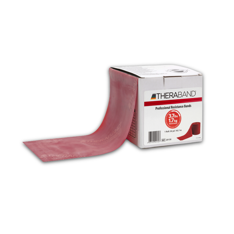 Theraband Latex 45.7m Resistance Band - Red