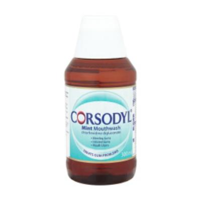 Corsodyl Alcohol-Free Mint Mouthwash 300ml, 46% OFF