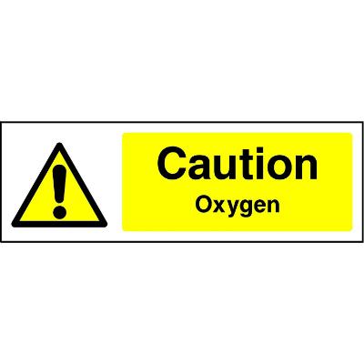 Oxygen Sign S/A 200mm x 66mm | Kays Medical